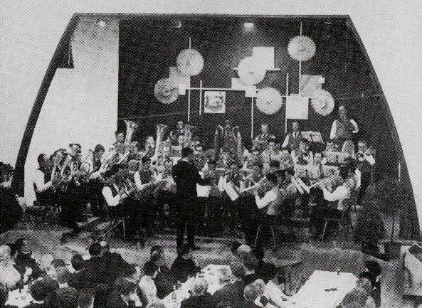 1. Abend der Blasmusik 1969 in der alten Turnhalle
